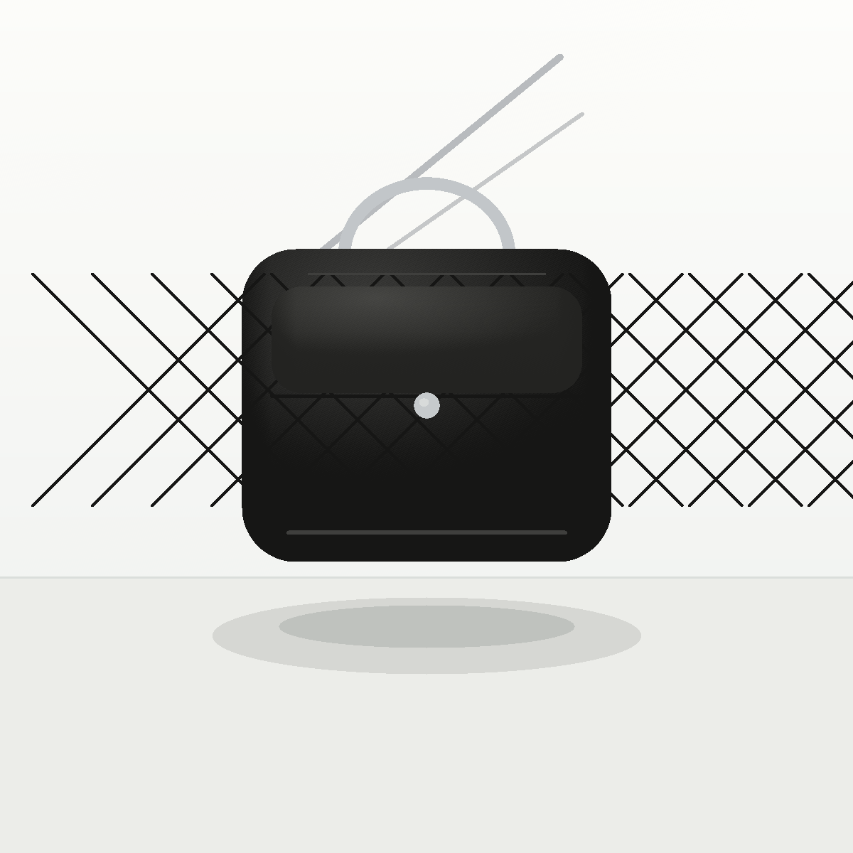 Elenora Mode Black Chain Mini
