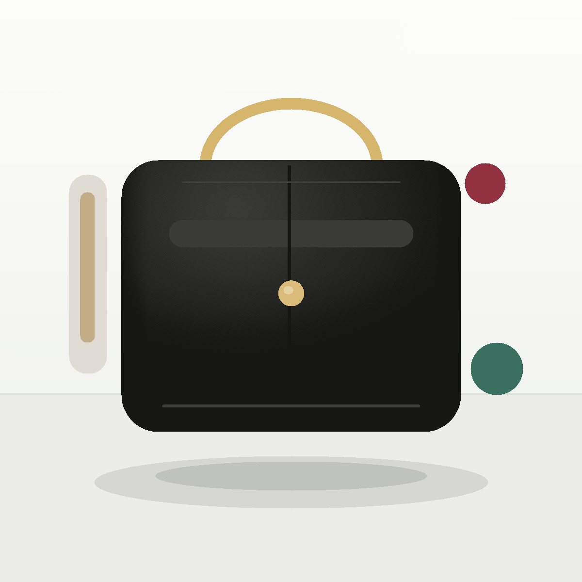 Celineau Archive Black Commuter Tote