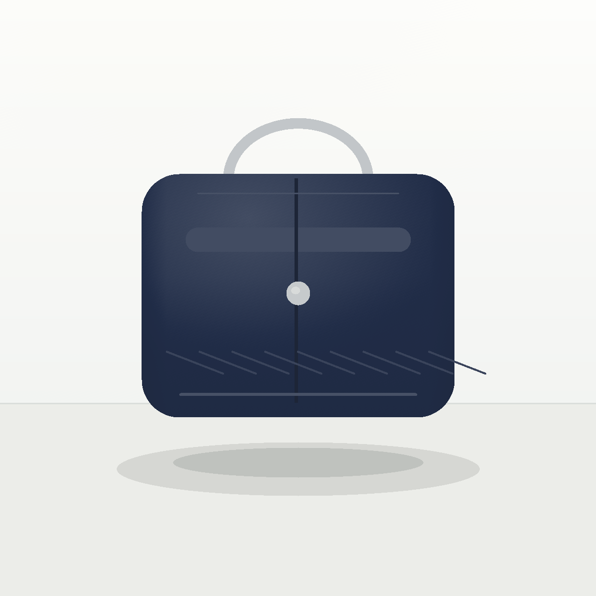 Aureline Paris Navy Structured Satchel