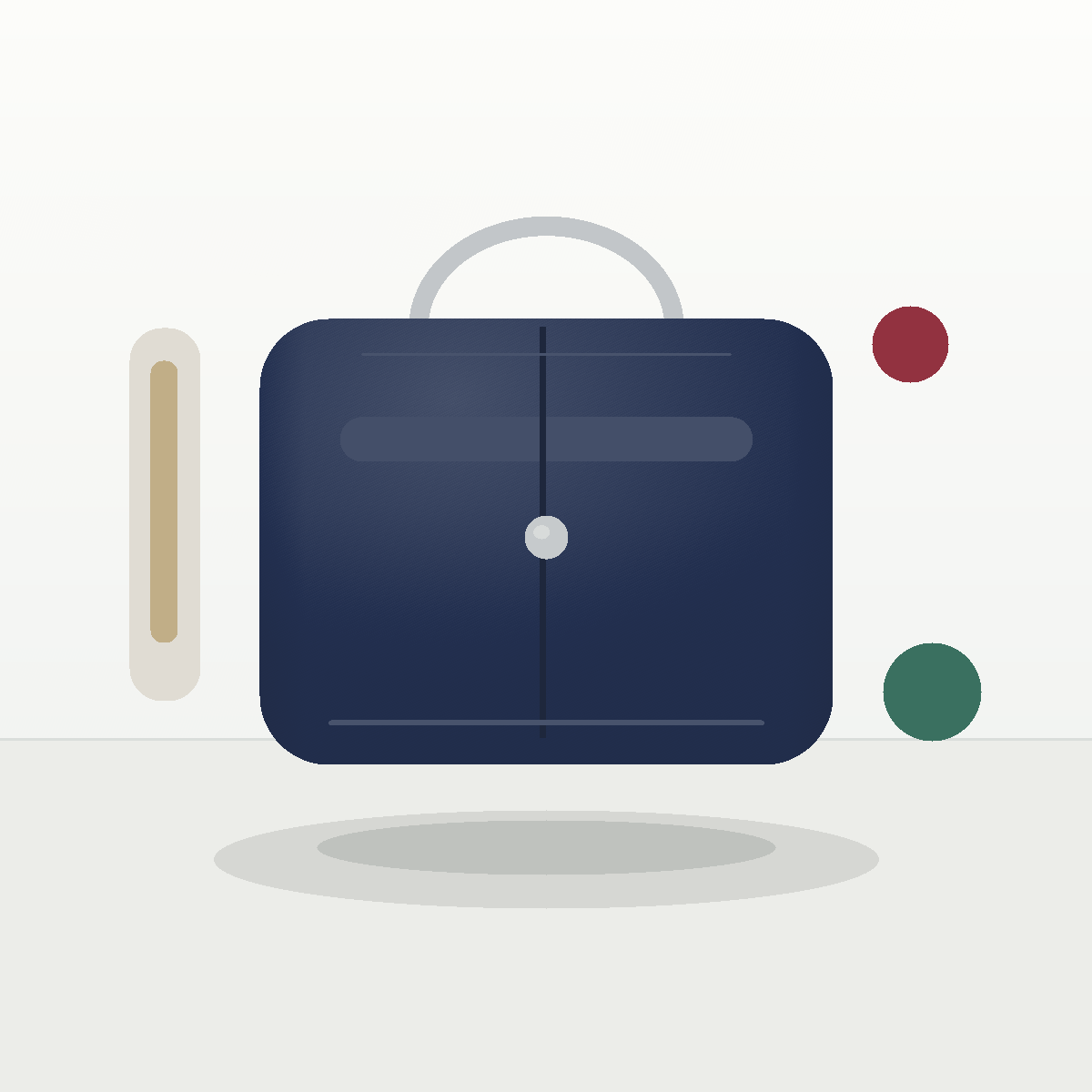 Aureline Paris Navy Structured Satchel