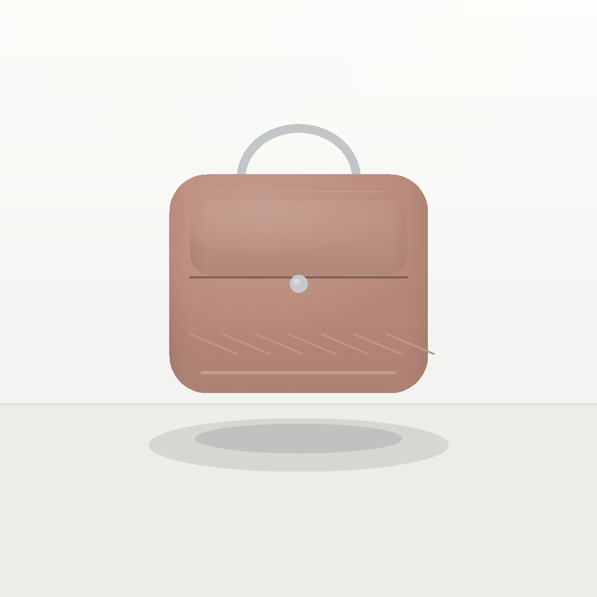 Velour House Rose Gold Mini Bag